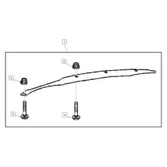 John Deere L100 - PC9288 - Baffle Kit - ST737875
