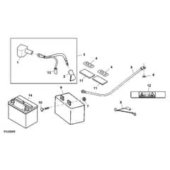John Deere L105 - PC9305 - Battery - ST645962