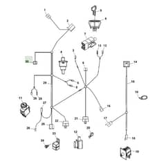 John Deere L105 - PC9305 - Wiring Harness - ST645963
