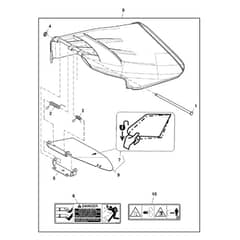 John Deere L107 - PC9306 - Discharge Chute - ST1060996