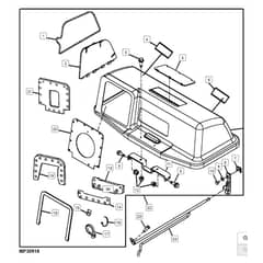 John Deere L108 - PC9488 - Hopper Top - ST648415