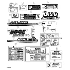 John Deere L108 - PC9488 - Labels - ST648447