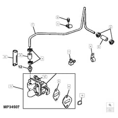 John Deere L110 - PC9289 - Fuel Pump - ST645448
