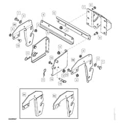 John Deere L111 - PC9458 - Mounting Brackets - ST648325