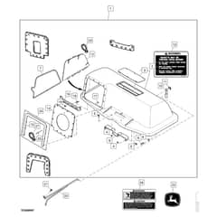 John Deere L111 - PC9458 - Hopper Top - ST887625