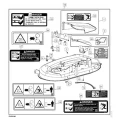 John Deere L118 - PC9358 - Deck Shell - ST645991
