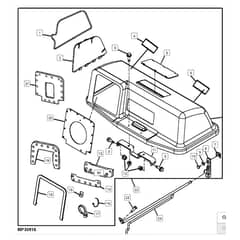 John Deere L118 - PC9358 - Hopper Cover - ST648156
