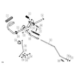 John Deere L118 - PC9358 - Brake Pedal - ST648391