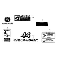 John Deere L120 - PC9290 - Labels - ST646026