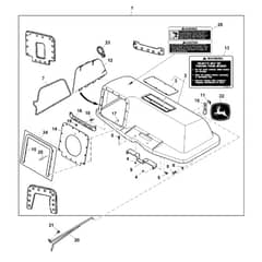 John Deere L120 - PC9290 - Hopper Top - ST930617