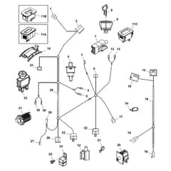 John Deere L130 - PC9291 - Wiring Harness - ST646145