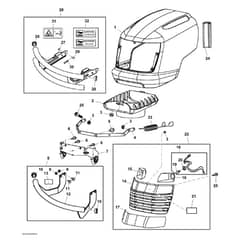 John Deere L130 - PC9291 - Hood - ST646164