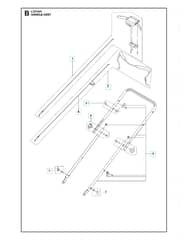 Husqvarna L 321AH - Handle