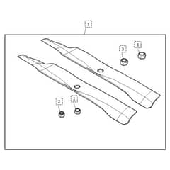 John Deere LA105 - PC9740 - Mower Blade - ST1010875