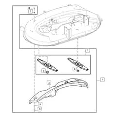 John Deere LA105 - PC9740 - Mulch Kit - ST163916