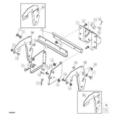 John Deere LA105 - PC9740 - Mounting Brackets - ST163926