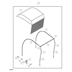 John Deere LA105 - PC9740 - Canopy - ST163945