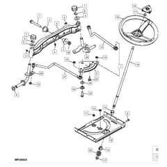 John Deere LA105 - PC9740 - Steering Wheel - ST164074