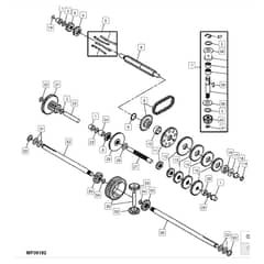 John Deere LA105 - PC9740 - Transaxle Shaft - ST244922