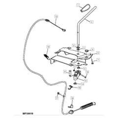 John Deere LA105 - PC9740 - Pto Lever - ST244923