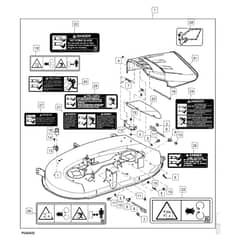 John Deere LA115 - PC9741 - Mower Deck - ST163913