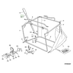 John Deere Lawn - PC4520 - Grass Catcher - ST132898
