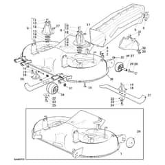 John Deere Lawn - PC4520 - Mower Deck - ST132902