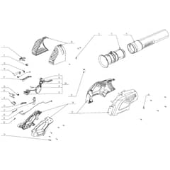 EGO LB4800E - Leaf Blower (Version B) Main Assy Diagram