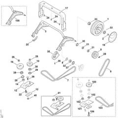 Viking LB540.1 - Shaft, Drive - Parts Diagram