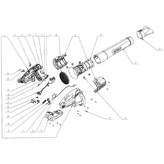 EGO LB5750E - LB5600E - Leaf Blower (Jan 2022) Main Assy Diagram