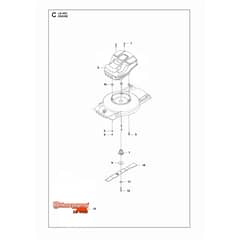 Husqvarna LB 442i - 970482301 - Engine