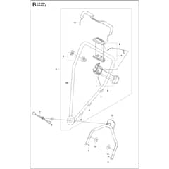 Husqvarna LB 448i - 970482401 - Handle