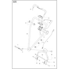 Husqvarna LB 448iV - 970712501 - Handle