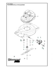 Husqvarna LB 553IV - Blade Motor & Cutting Equipment
