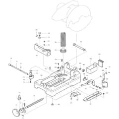 Makita LC1230 - Metal Cutting Saw 305mm - Power Tool 02 Diagram