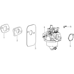 Cobra LC1P65FE-2 B - WT60SP Engine Jan 2022 Carburetor Diagram