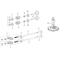Cobra LC1P85FA - Loncin Tractor Engine May 2023 Camshaft Diagram