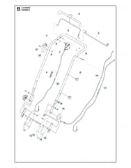 Husqvarna LC353VE - Handle