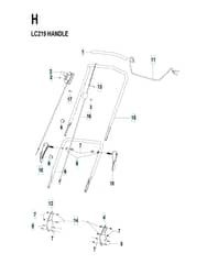 Husqvarna LC 219 - Handle