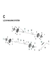 Husqvarna LC 219 - Walking System