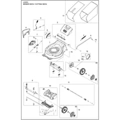 Husqvarna LC 251i - 970722401 - Mower Deck / Cutting Deck