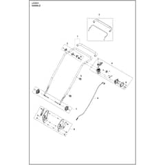 Husqvarna LC 251i - 970722401 - Handle