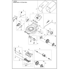 Husqvarna LC 251iS - 970722601 - Mower Deck / Cutting Deck