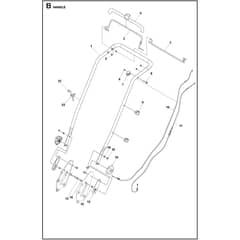 Husqvarna LC 253S - 970541501 - Handle