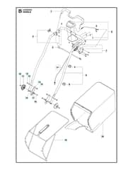 Husqvarna LC 353IVX - Handle