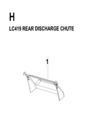 Husqvarna LC 419 - Rear Discharge Chute