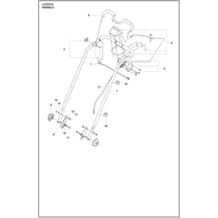 Husqvarna LC 551iV - 970626001 - Handle