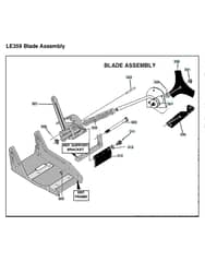 Husqvarna Le359 - Blade Drive & Depth Control