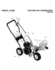 Husqvarna Le389 - Decals
