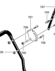 Husqvarna Le389 - Handle & Controls